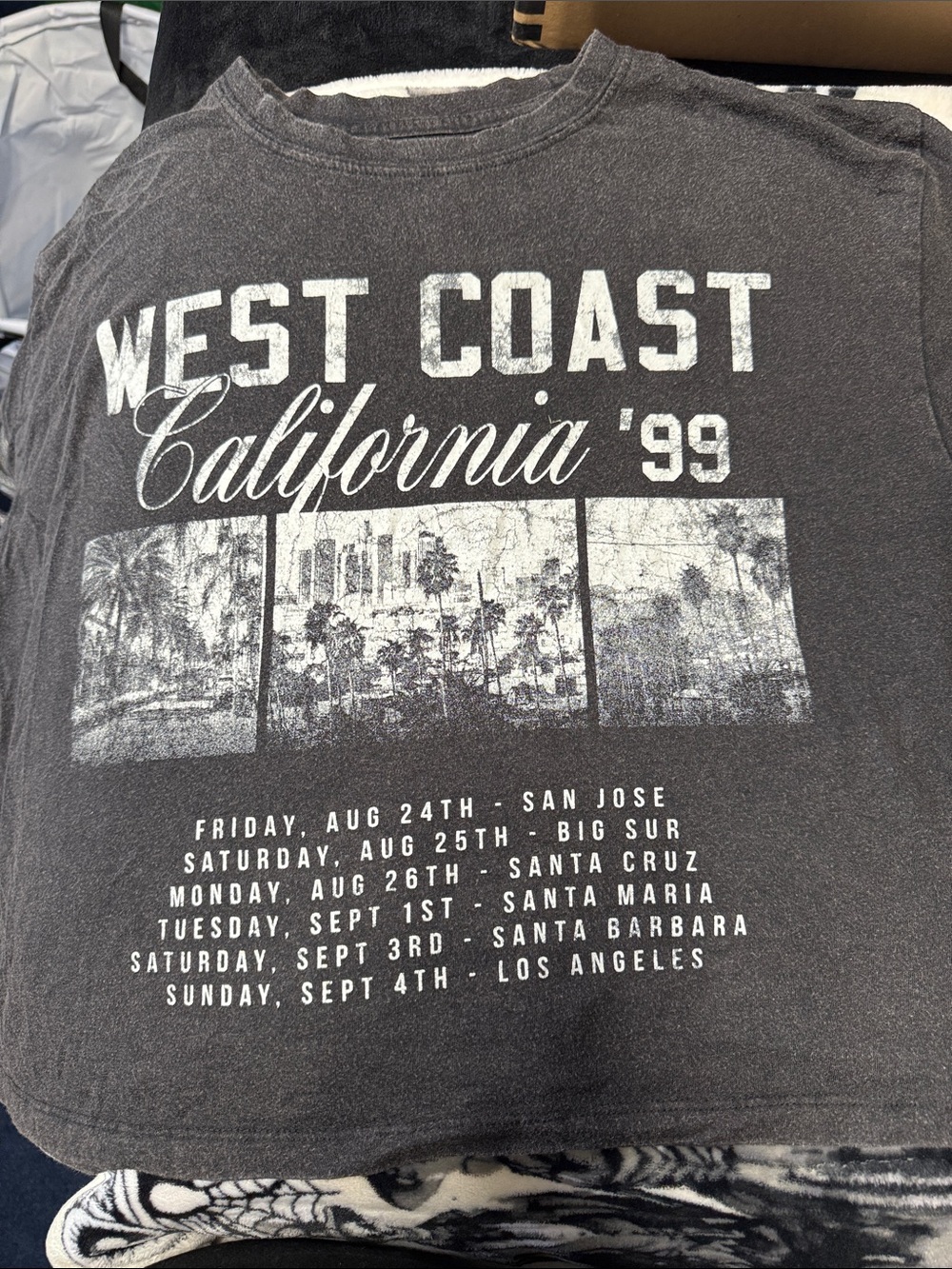 West Coast California '99 Graphic Tee - Black